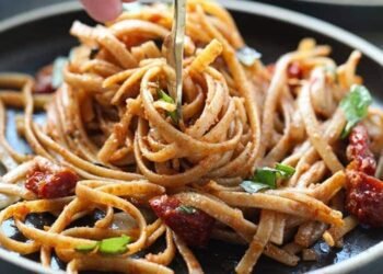 Complete Wheat Solar-Dried Tomato Basil Pasta Recipe