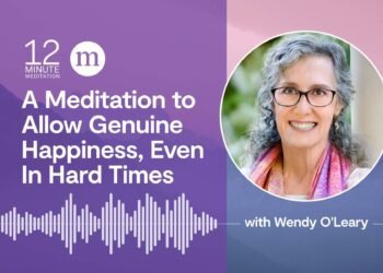 A Meditation to Permit Real Happiness, Even In Exhausting Occasions