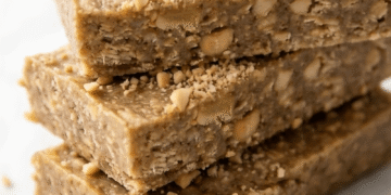 No-Bake Banana Nut Vegan Protein Bars
