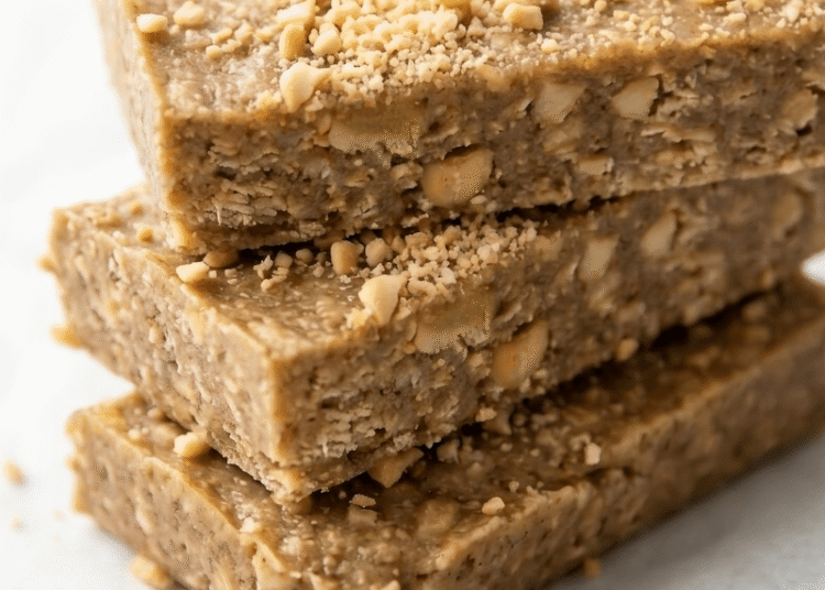 No-Bake Banana Nut Vegan Protein Bars