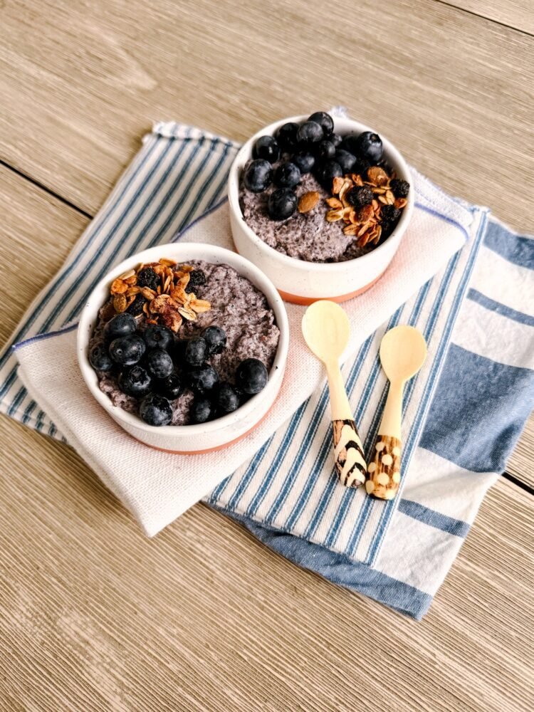 Blueberry Chia Pudding (Simple Make-Forward Breakfast!) • Kath Eats