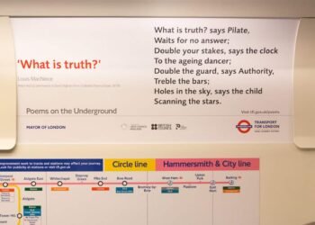 ‘Having poetry in a public house transports us, even when we don’t perceive it’