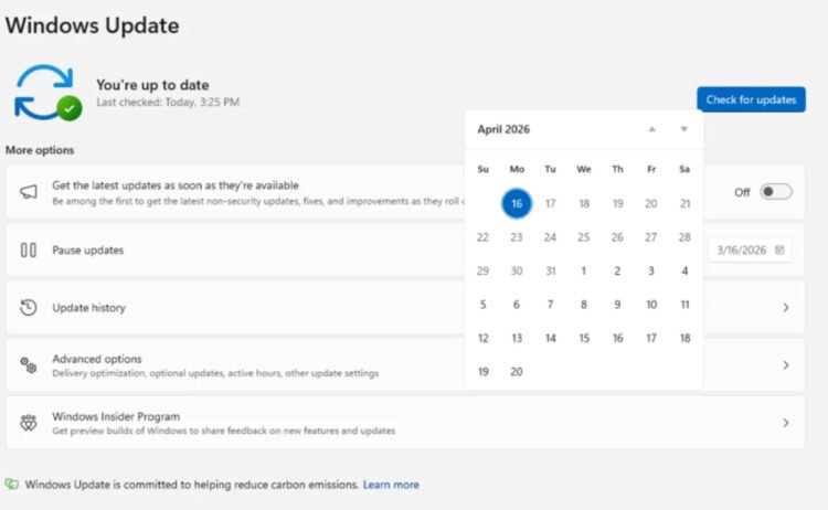 Compelled Home windows updates can now be paused ceaselessly