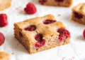 Lemon Raspberry Almond Flour Bars [high-protein + grain-free] • Wholesome Helper