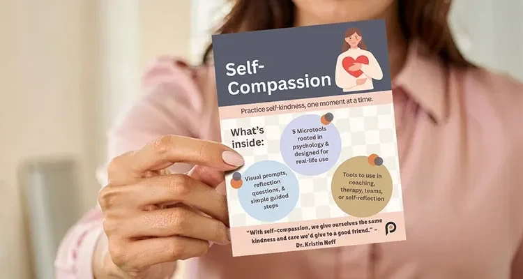 Use Self-Compassion Anchor Playing cards