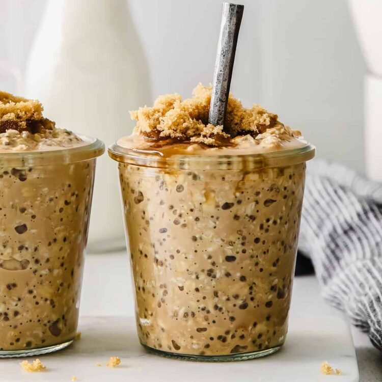 Brown Sugar Shaken Espresso In a single day Oats (Simple Meal Prep!)