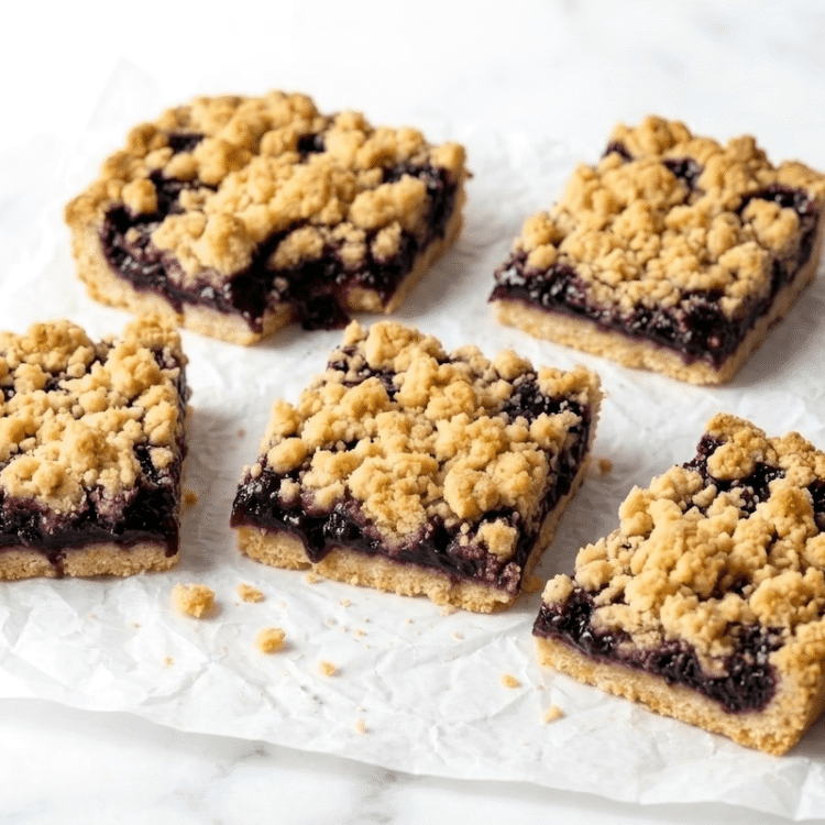 Wholesome Blueberry Crumble Bars [gluten-free + no added sugar] • Wholesome Helper