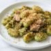 Baked Pesto Gnocchi with Tuna [gluten-free + vegan option] • Wholesome Helper