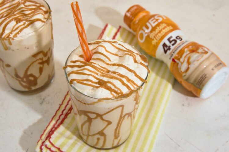 Quest Salted Caramel Milkshake Blended Espresso Recipe