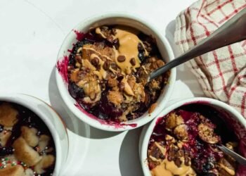 Air Fryer Berry Cobbler (Simply 2 Elements!)