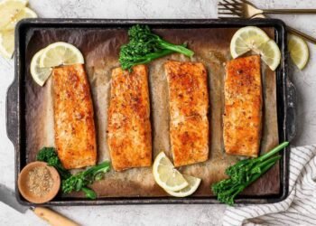 Broiled Salmon (Flaky & Prepared in 8 Minutes!)
