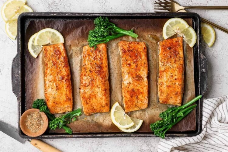 Broiled Salmon (Flaky & Prepared in 8 Minutes!)