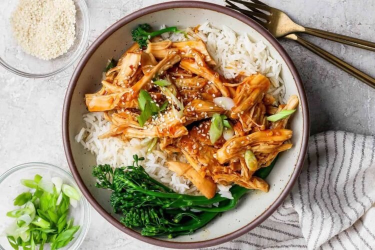 Honey Garlic Rooster (Crock Pot)