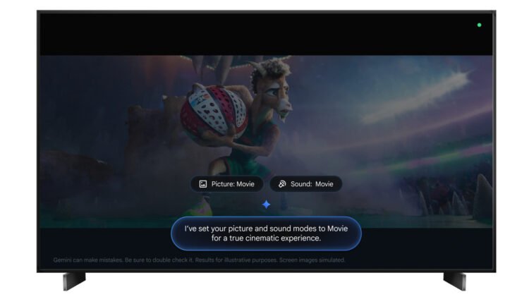 Gemini Can Now Modify Your Image Settings On Google TV