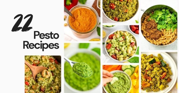 22 Simple Dairy Free Pesto Recipes (Sauces, Pasta & Dinner Concepts)
