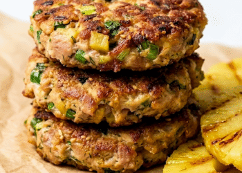 Hawaiian Tuna Burgers [gluten-free + paleo] • Wholesome Helper