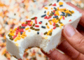 VIRAL Confetti Cake Marshmallow Bars [high-protein + sugar-free] • Wholesome Helper