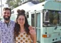 Inside a Customized College Bus Conversion House