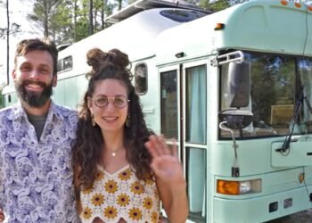 Inside a Customized College Bus Conversion House