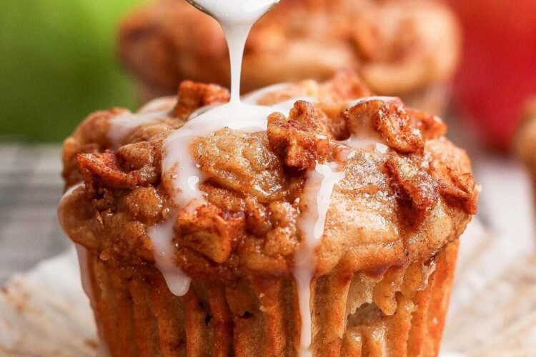 Wholesome Apple Muffins with Cottage Cheese (Excessive Protein!)