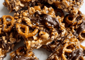Caramel Peanut Pretzel Sweet [vegan + gluten-free + no added sugar]