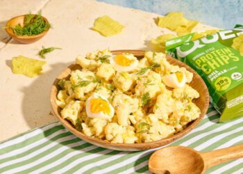 Quest Cauliflower Dill Pickle “Potato” Salad