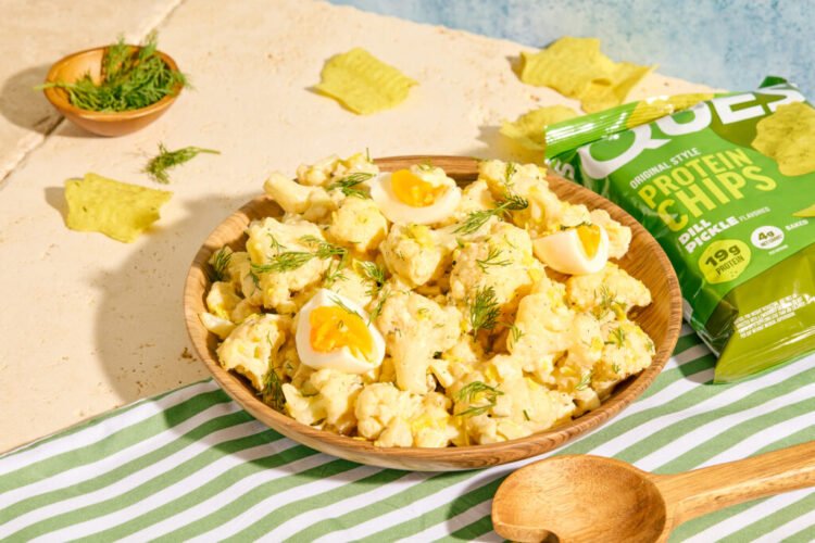 Quest Cauliflower Dill Pickle “Potato” Salad