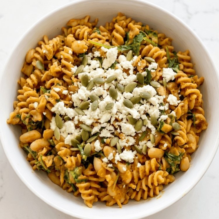 Savory Excessive-Fiber Pumpkin Pasta [vegan option] • Wholesome Helper