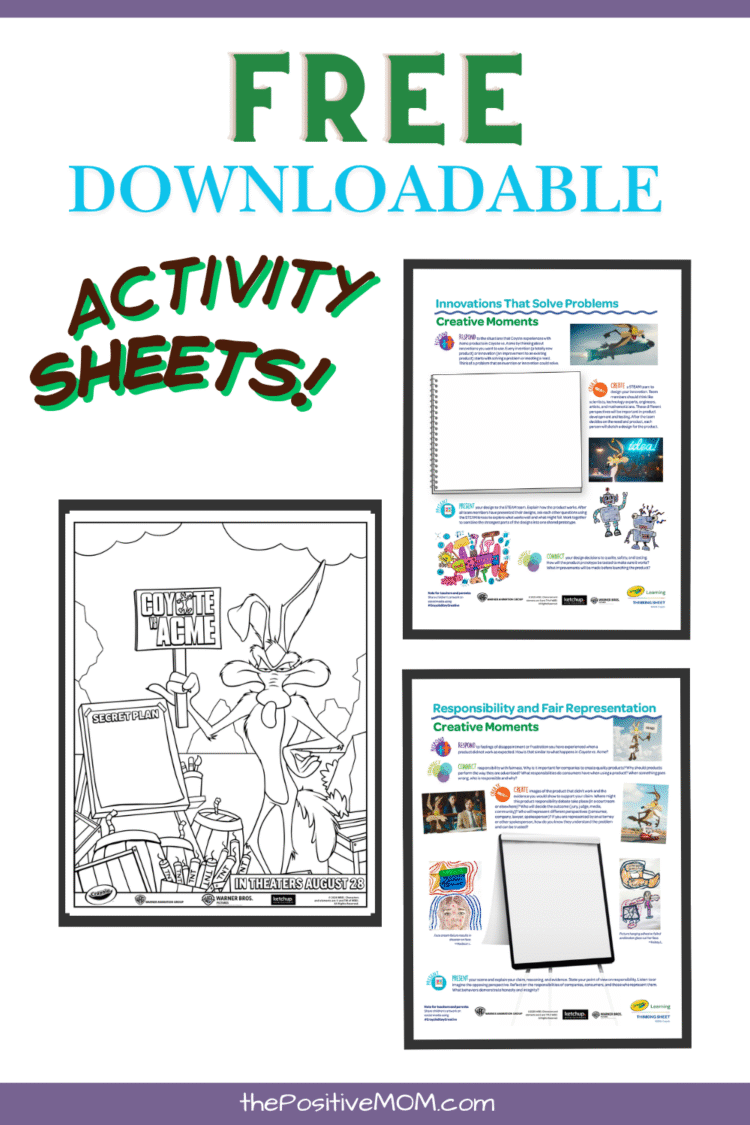 Free COYOTE vs ACME Exercise Sheets and Coloring Web page