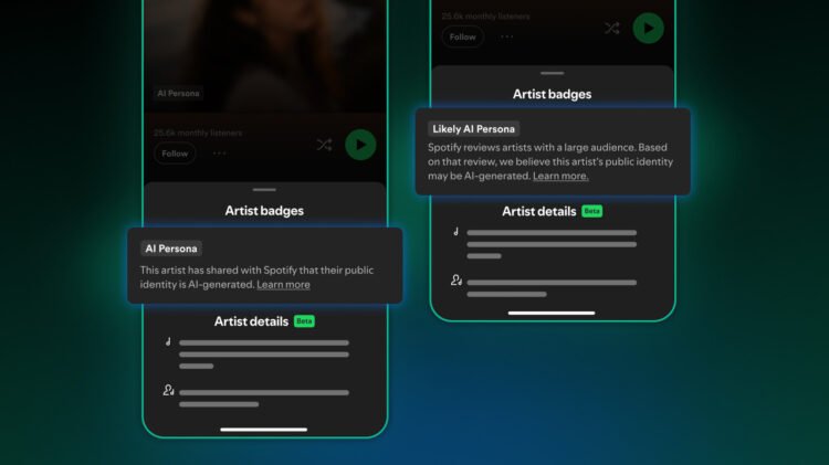 Spotify AI Persona Labels Will Alert Listeners If An Artist Is not Actual