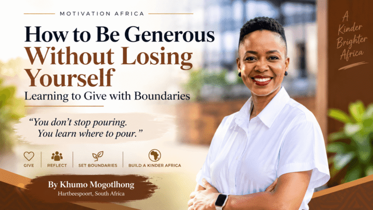 How you can Be Beneficiant With out Shedding Your self: Studying to Give with Boundaries