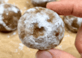 No-Bake Pumpkin Spice Latte Donut Holes [vegan + no added sugar] • Wholesome Helper