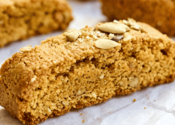 Grain-Free Vegan Pumpkin Spice Biscotti • Wholesome Helper
