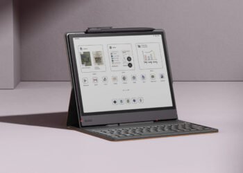 The Boox Notice Air6C E Ink Pill Flips Pages Practically 40 % Quicker