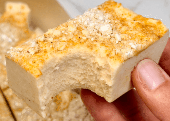 Pumpkin Muffin Marshmallow Protein Bars [gluten-free + no added sugar] • Wholesome Helper