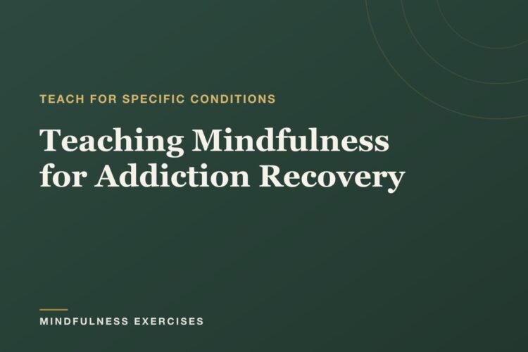 Educating Mindfulness for Habit Restoration: A Information