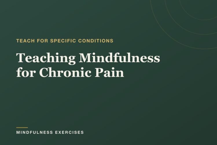 Educating Mindfulness for Power Ache: A Information