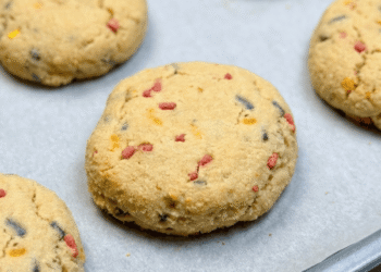 4-Ingredient Funfetti Almond Flour Cookies [high-protein + sugar-free] • Wholesome Helper