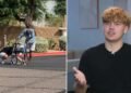 Teen gave sneakers to aged man, then returned